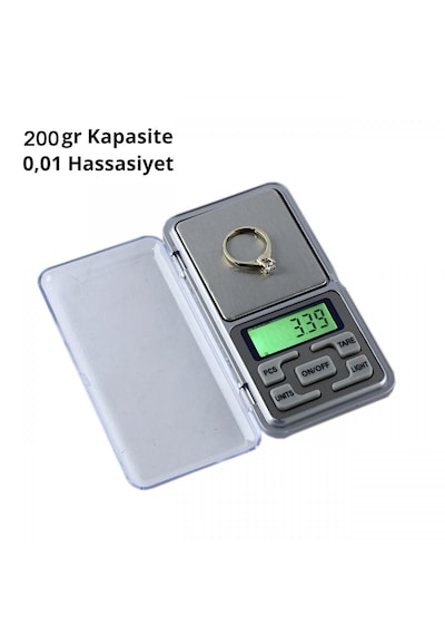 Dijital Hassas Cep Terazisi 5332 Açık Bej