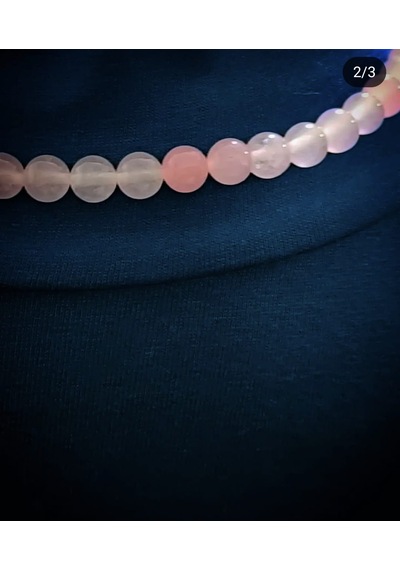 Fy Doğaltaş Pembe Kuvars Kolye Bileklik Set Ve Kalp Sallantı Pembe