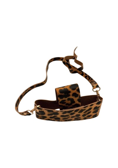 Angel Çanta Aksesuar Kapsül Model Leopar Renk Çanta Yapım Seti Light Gold Metalli