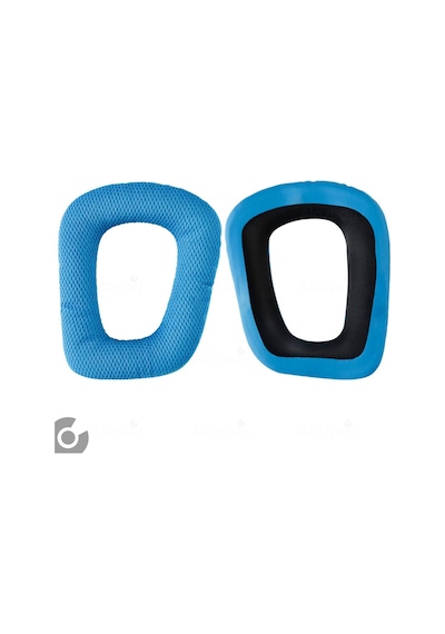 Logitech G930 G430 F450 G432 G332 G231 G230 Uyumlu Kulaklık Sünger Yastığı Pedi Ve Kafa Bandı Kumaş Mavi