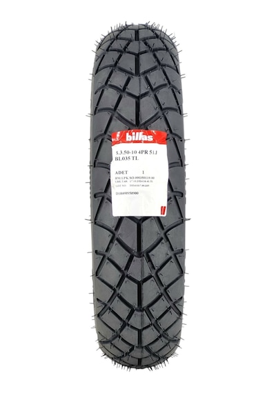 Motosiklet Lastik 350-10 Tl Tubeless - Dubleks