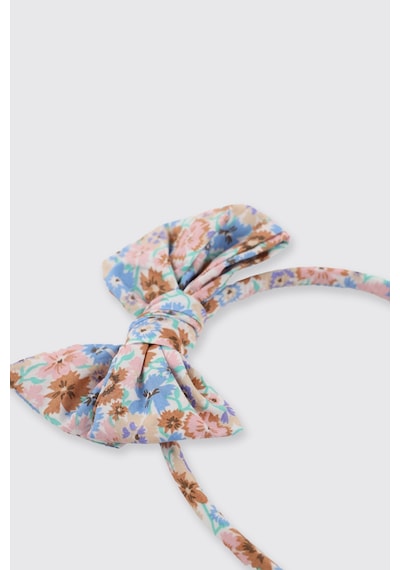Panço Liberty Kumaş Çiçek Desenli Kız Çocuk Taç Mavi 5612GK09018