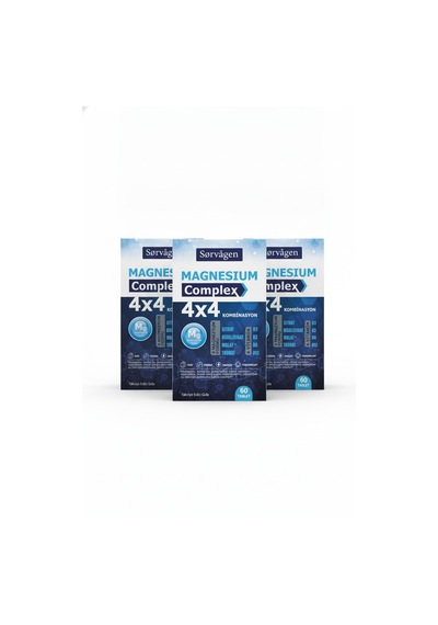 Sorvagen 4x4 Magnezyum Complex 60 Tablet 3 Lü Set