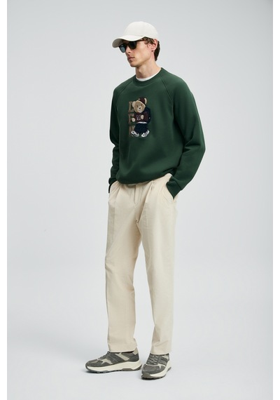 Lufian Storm Erkek Sweatshirt Çimen Yeşili Çimen Yeşili 112030172100611 Yeşil