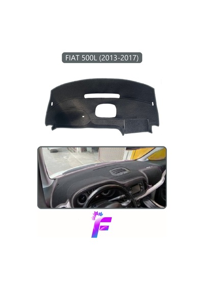 Fıat 500l 2013-2017 Uyumlu Torpido Örtüsü Çatlama Ve Isıya Karşı Tam Koruma Oto Aksesuar E38 Torpido Halısı
