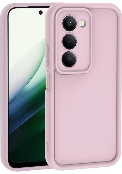 Xiaomi Redmi 15 Kılıf Kamera Korumalı Ananas Silikon Kapak Pembe