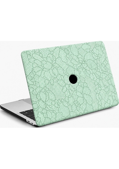 Macbook Air 13.6 Kılıf M2-m5 A2681 A3113 A3240 A3449 Sert Hard Case Açık Yeşil