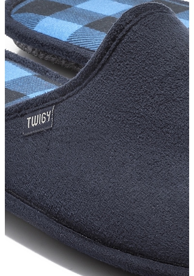 Twigy Pro Kare Erkek Ev Terliği Lacivert 41/46 Lacivert