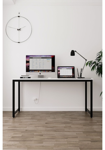 Çalışma Masası Bilgisayar Masası Ofis Masası 60x160 Cm - Beyaz
