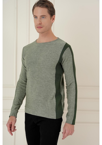 Efor Tr 871 Slim Fit Haki Klasik Triko Haki