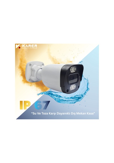 1 Kameralı Güvenlik Kamera Seti 2mp 1080p Full Hd Ahd 320gb Hdd, Renkli Gece Görüşü, Yüz Ve Araç A