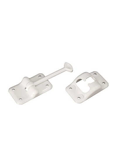 Rv Designer E231, Plastik Kapı Tutucu, T Stili, 3-1/2", Beyaz, Giriş Kapısı Donanımı