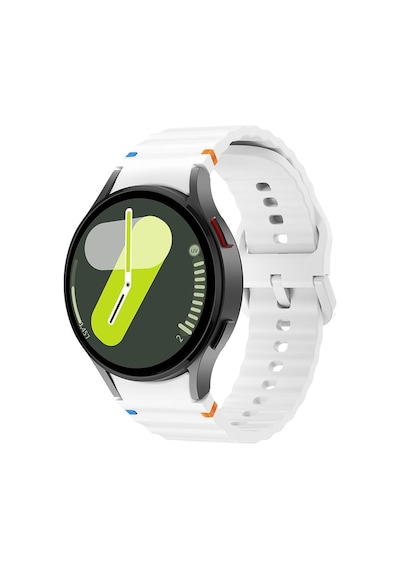 Samsung Galaxy Uyumlu  Watch 7 6 5 4 Fe 40 44 Mm Classic 42 43 46 47 Mm Wave Soft Silikon Kordon Spor