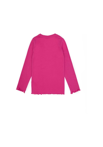 U.S. Polo Assn. Kız Çocuk Pembe Bisiklet Yaka Basic Sweatshirt 50317908-VR041