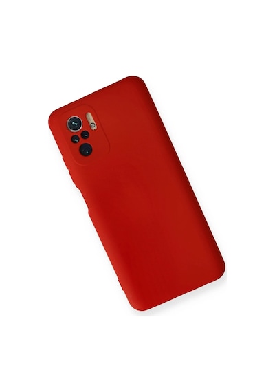 Uryport Xiaomi Redmi Note 10 Kılıf Nano İçi Kadife Silikon - Kırmızı