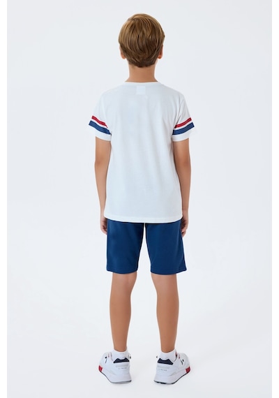 U.s. Polo Assn. Erkek Çocuk Mavi Bermuda Takım 5274-49773 Mavi