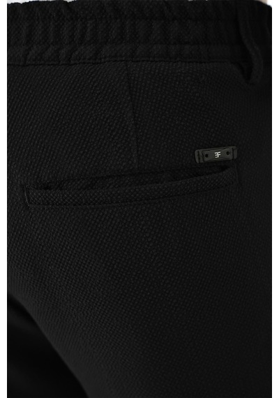 Efor Comfort Fit Beli Lastikli Siyah Jogger Pantolon P 1179 Siyah