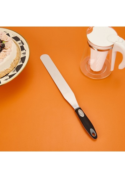Kitchen Pastacı Spatulası - Siyah - 42 Cm Çok Renkli