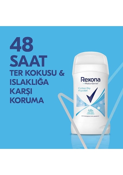 Rexona Cotton Dry 48H Kadın Stick Deodorant 2 x 40 ML