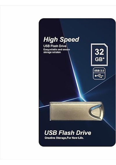Elba 32 GB USB Metal 2.0 Flash Bellek