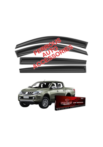 Mitsubishi L200 Ferrous Cam Rüzgarlığı 4lü 2006 2015