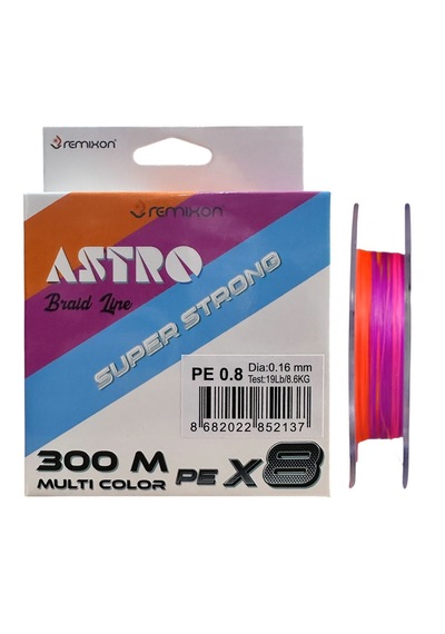 Remixon Astro 8x 0.16mm 300m Multi Color İp Misina