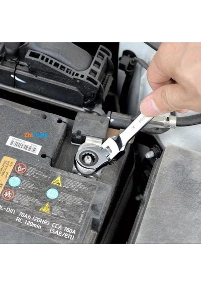 Zhltools Hareketli Mafsallı Cırcır Anahtar 14 Mm Chrome Vanadium