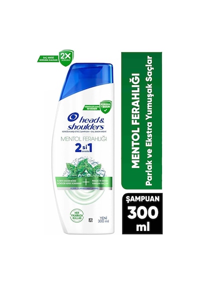 Head & Shoulders Mentol Ferahlığı 2si1 Arada Şampuan 300 ML