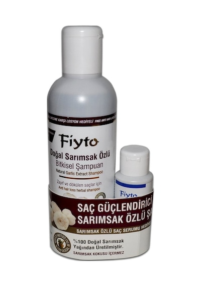 Fiyto Sarımsak Özlü Saç ve Vucut Şampuanı 500 ML + Saç Bakım Yağı