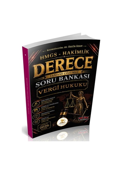 Hukal Hmgs-hakimlik Derece Vergi Hukuku Soru Bankası Savaş Yayınevi 2026