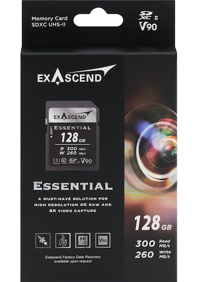 Exascend 128gb Essential Uhs-ıi Sdxc Memory Card