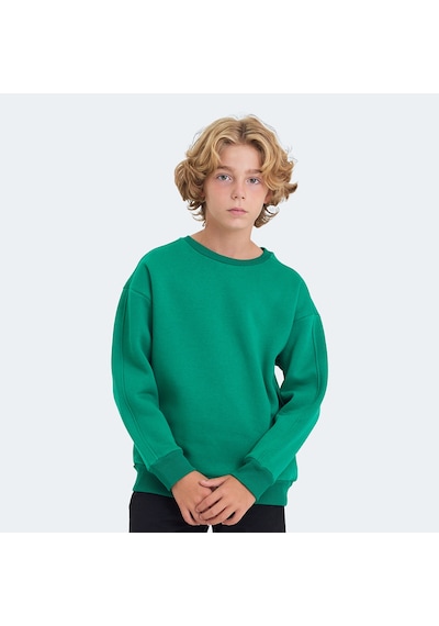 Slazenger LOGAN Çocuk  Yeşil Sweatshirt