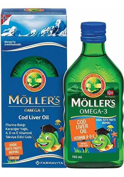 Möllers Omega 3 Tutti-frutti Aromalı Balık Yağı 150 Ml