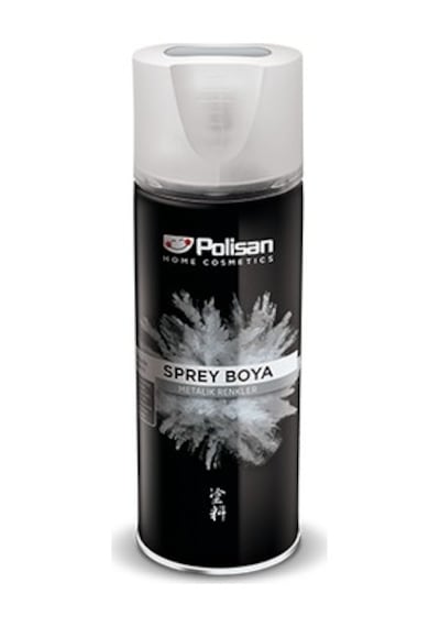 Polisan Sprey Boya Metalik Gri 400 ML.