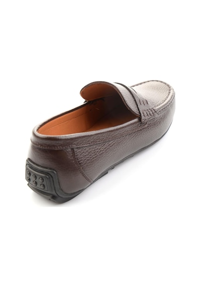 Kahve Hakiki Deri Erkek Loafer Ayakkabı E01547011240