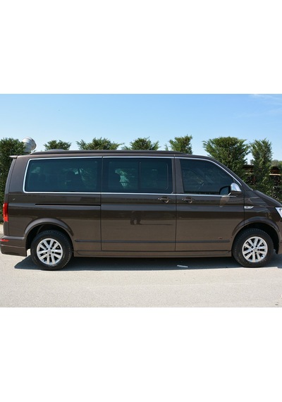 Vw T6.1 Transporter Krom Cam Çerçevesi 14 Parça Tek Sürgü Kısa