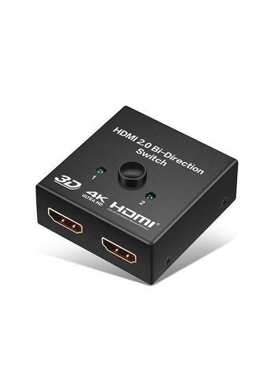 2 Port Hdmi Switch 2 Port Hdmi Splitter Hdmi 2.0 Bi-direction Switch 4k Seçmeli Hdmi Çoğaltıcı