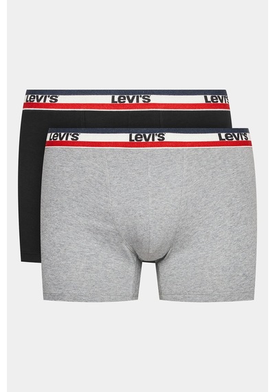 Levi's Erkek Boxer 37149-0816 Gri-siyah Gri-siyah