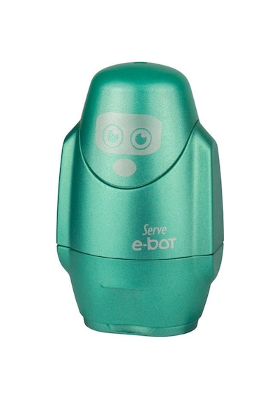 Serve E-Bot Silgili Kalemtraş Metalik Yeşil