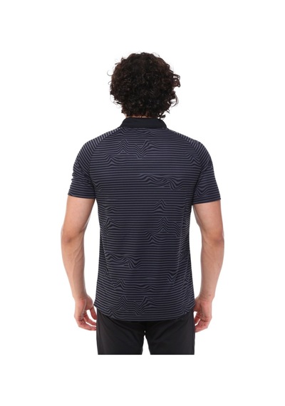 Kappa Raru Erkek Polo T-Shirt Fluctus Siyah Çok Renkli