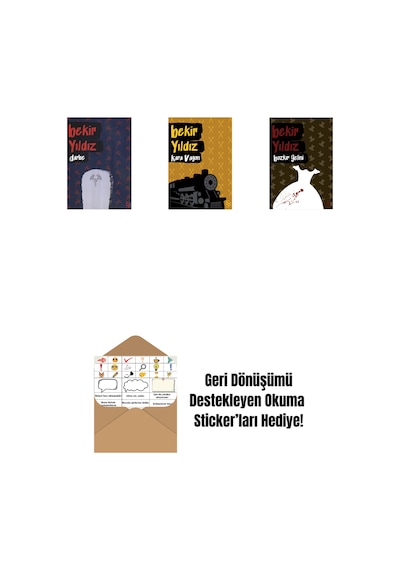 Darbe + Kara Vagon + Bozkır Gelini + Okuma Sticker'ları