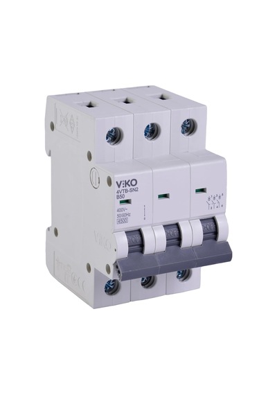 4vtb-3b50 Otomatik Sigorta 4,5ka B Tipi 3 Kutup 50a