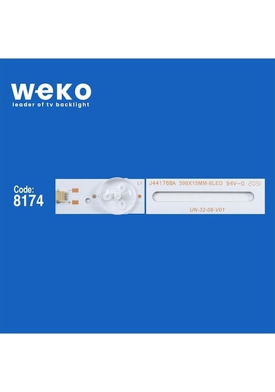 32" Universal Dled Tv Panel Led Bar - 8 Led 3v 59 Cm No: 1596 / Kod: 8174
