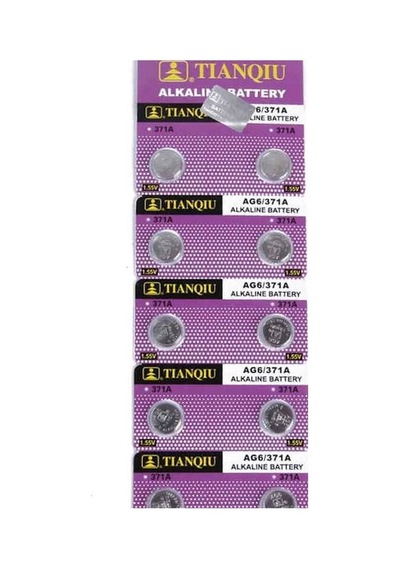 Tıanqıu Ag6 Lr920/371 Alkalin 10'lu Düğme Pil Evimdeyokyok