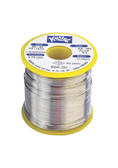 500gram 0,75mm Lehim Teli Beyaz