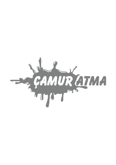 Çamur Atma Araba Sticker 17x17 Cm Gri