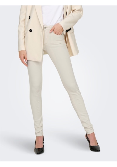 Only Onlblush Mıd Skınny Dnm Dot019 Kadın Bej Denim Pantolon - 15337789 Bej