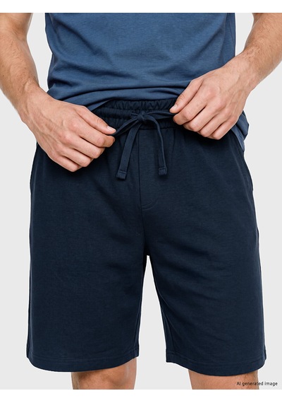 LC Waikiki Lc Waıkıkı Lacivert Regular Fit Erkek Pijama Alt Şort