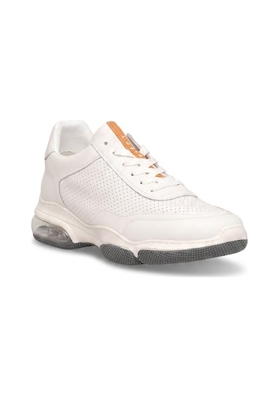 Lufian 111230301 Luke Erkek Hakiki Deri Klasik Sneaker Beyaz
