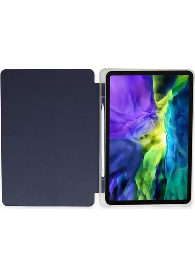 Newface Apple İpad Pro 11 2024 Kılıf Kalemlikli Mars Tablet Kılıfı - Lacivert
